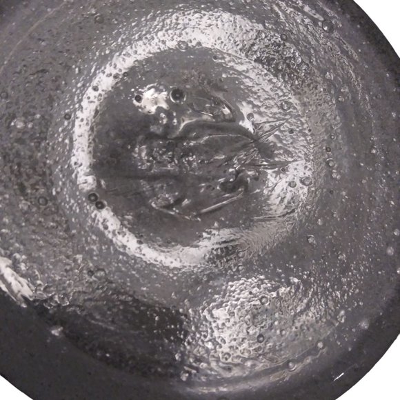 Mid Century Modern Murano Glass Handblown Vase Bubble Clear Glass Table Vase - Picture 6 of 8